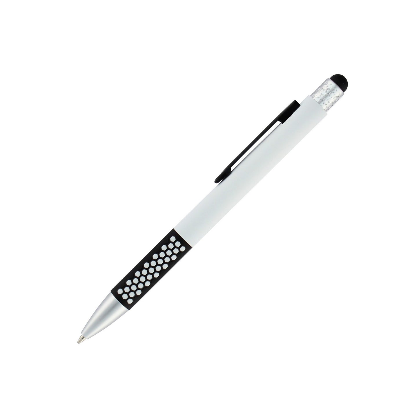 Honey Comb Soft Touch Metal Pen QTY 150