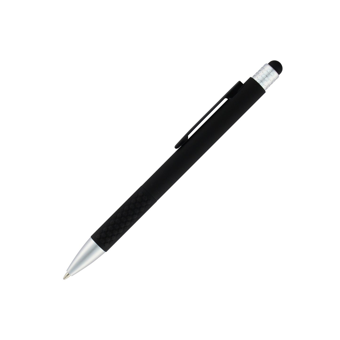 Honey Comb Soft Touch Metal Pen QTY 150