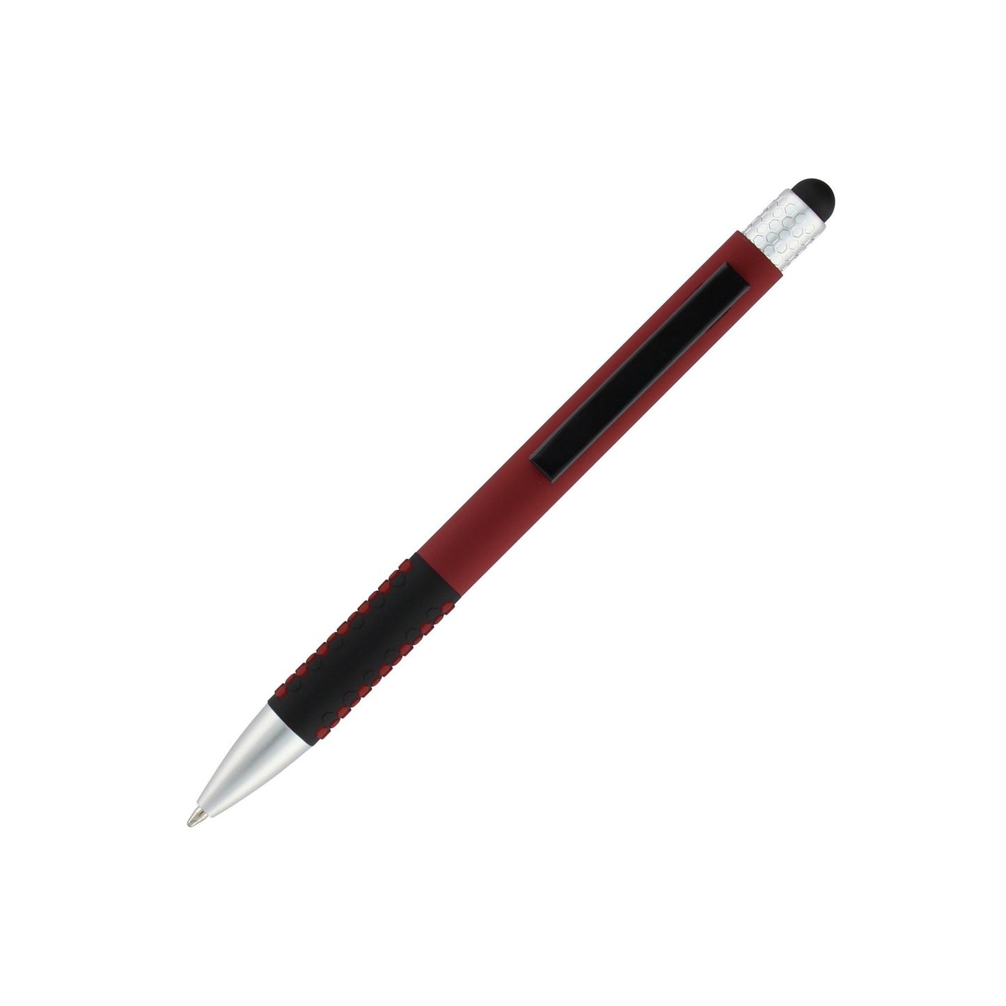 Honey Comb Soft Touch Metal Pen QTY 150